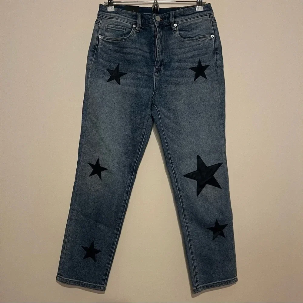 NWT BLANK NYC Madison Crop Star Jeans